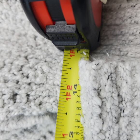 EXPRESS Light Grey Cowl Neck Ruffled Sweater - Picture 9 of 10